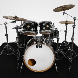 DW Black Sparkle Drum Kit