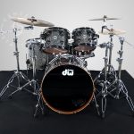 DW Silver Sparkle Drum Kit