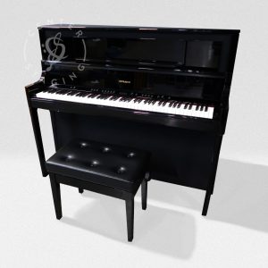 Roland LX-708 Digital Upright Black Piano