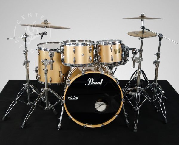 Pearl Masters Platinum Mist Gold Drum Kit