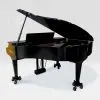 Roland V-Piano Digital Grand GP-7-PE Black Piano - Image 3