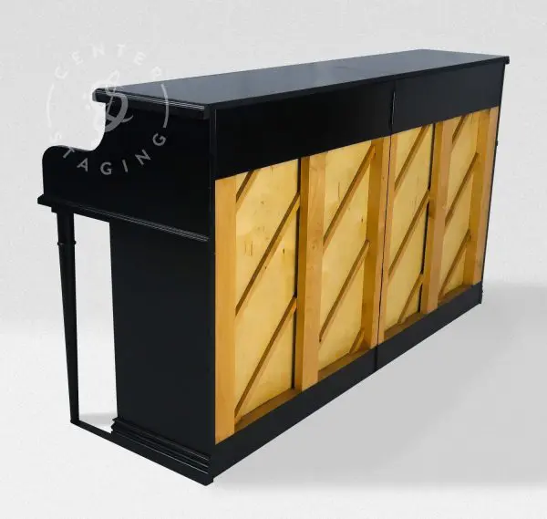 CenterStaging Upright Black Piano Shell