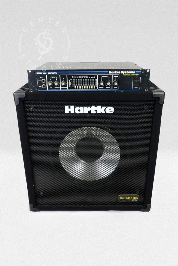 Hartke 3500 Bass Amp Head Black Bass Rig
