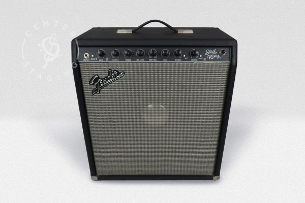 Fender Steel King 1X15 Guitar Combo Black Guitar Amplifier