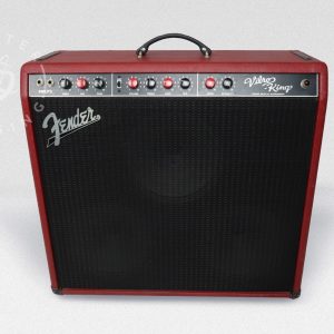 Fender Vibro King Combo Amplifier Red Guitar Amplifier