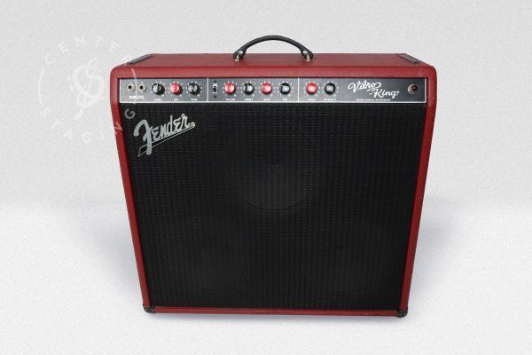 Fender Vibro King Combo Amplifier Red Guitar Amplifier