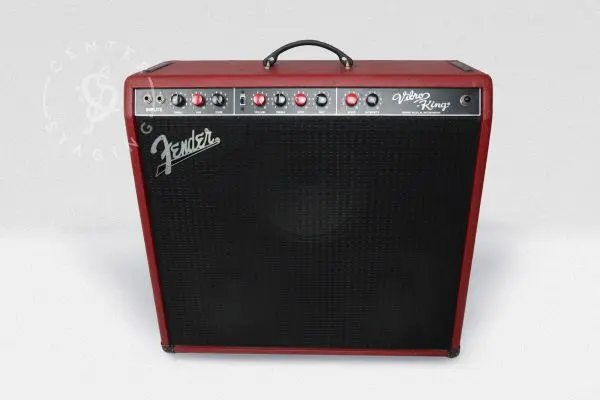 Fender Vibro King Combo Amplifier Red Guitar Amplifier