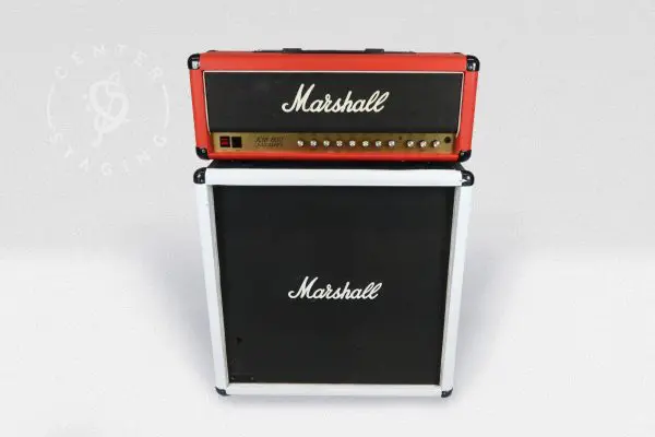 Marshall 4X12B 75W (1960 Lead) Guitar Cabinet White Guitar Cabinet