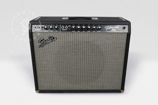 Fender Vibroverb Custom 15 Combo Amplifier Black Guitar Amplifier