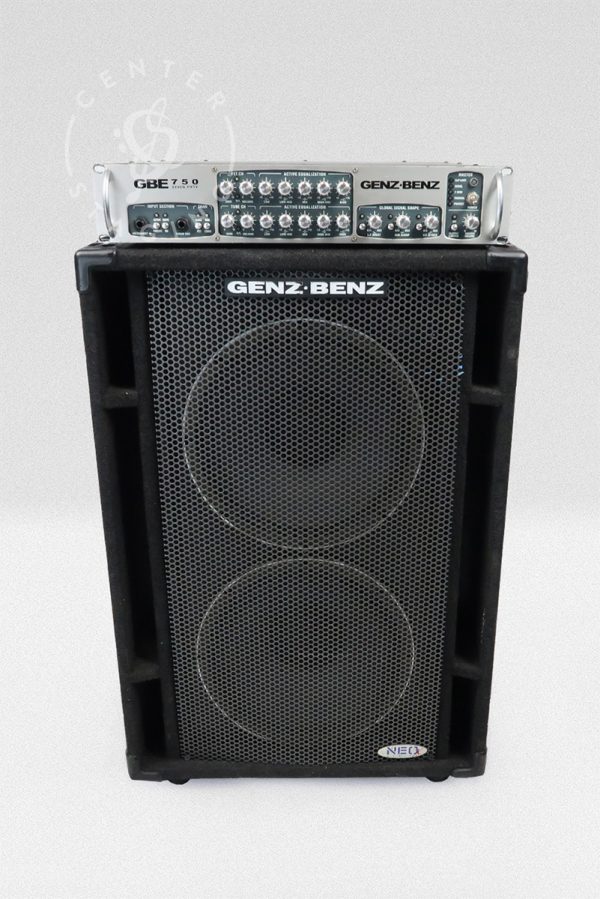 Genz Benz NEOX 2x12 Bass Speaker Cabinet Black Bass Rig
