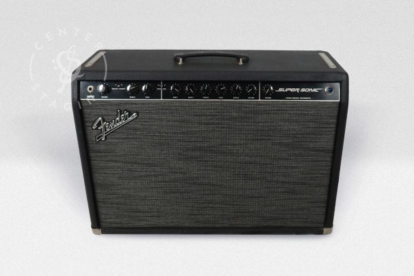 Fender Super Sonic 1X12 Combo Amplifier Black Guitar Amplifier