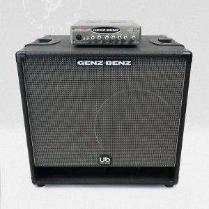 Genz Benz Streamliner 900 Bass Amp Head Silver Bass Rig