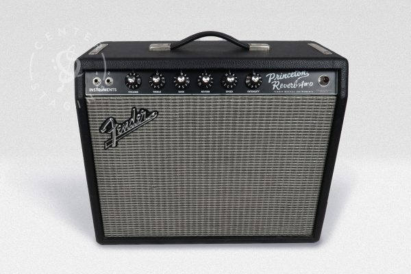 Fender 65 Princeton Reverb Guitar Combo Black Guitar Amplifier