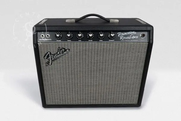 Fender 65 Princeton Reverb Guitar Combo Black Guitar Amplifier