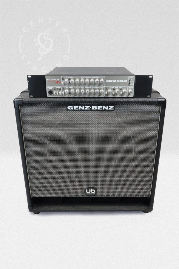 Genz Benz Shuttle Max 12.2 Bass Head Silver Bass Rig