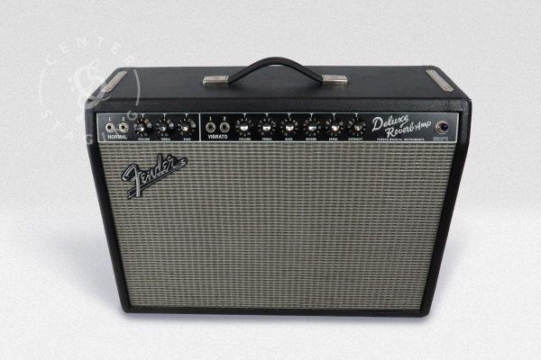 Fender 65 Deluxe Reverb Guitar Combo Black Guitar Amplifier
