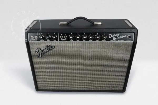 Fender 65 Deluxe Reverb Guitar Combo Black Guitar Amplifier