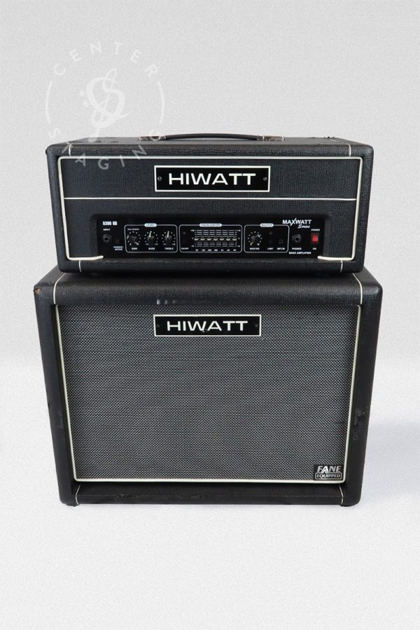Hiwatt 2x10 Bass Speaker Cabinet Black Bass Rig
