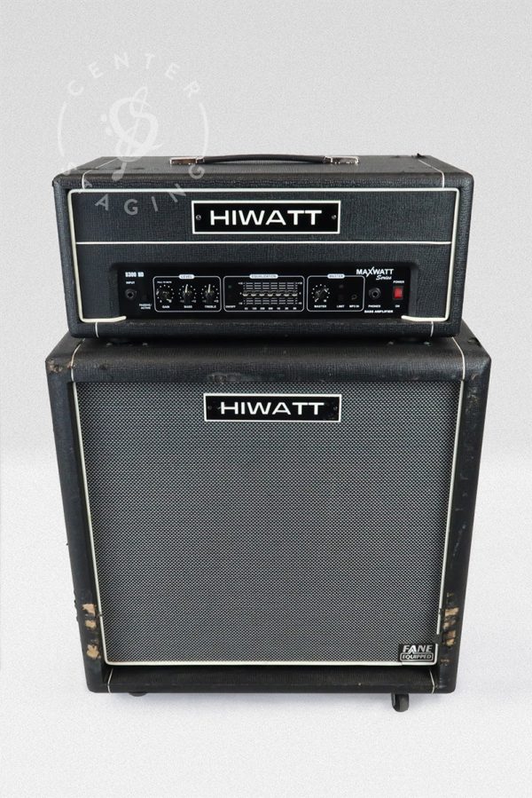 Hiwatt 4x10 Bass Speaker Cabinet Black Bass Rig