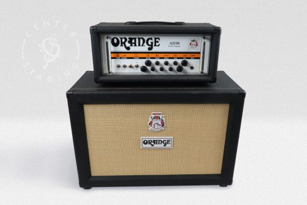 Orange 2X12 Guitar Cabinet Black Guitar Cabinet