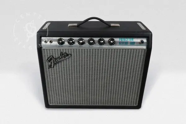 Fender 68 Custom Princeton Reverb Guitar Combo Black Guitar Amplifier