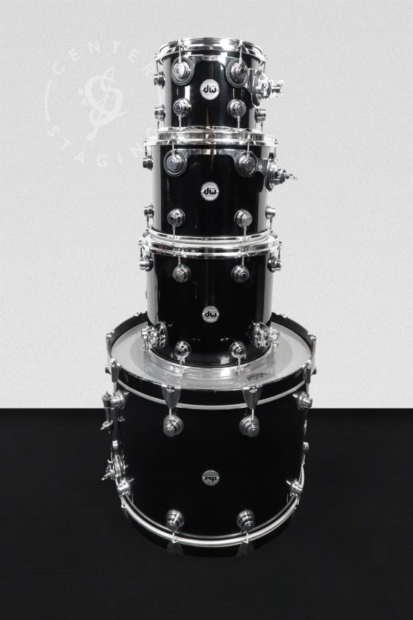 DW Gloss Black Maple Standard Collectors Kit
