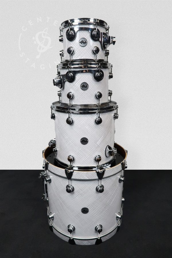 DW White Crystal Maple/Mahogany Collectors Kit