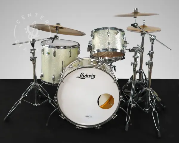 Ludwig Vintage Silver Sparkle Kit