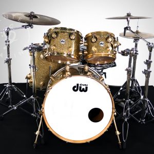 DW Gold Sparkle Maple/Mahogany Kit