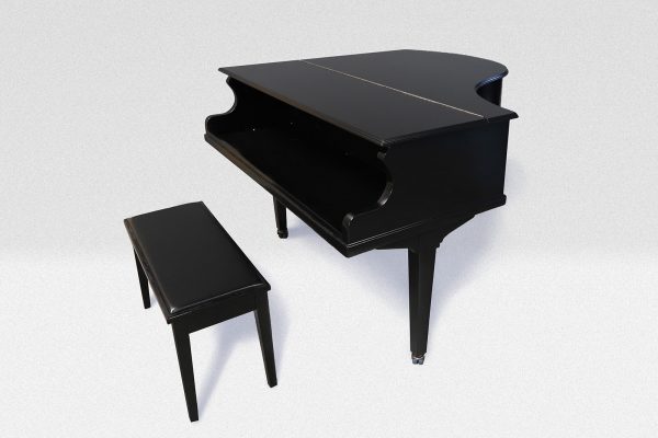 CenterStaging Baby Grand Piano Shell - Black 5'