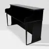 Custom Vintage Keyboards Upright Piano Shell - Black/Natural