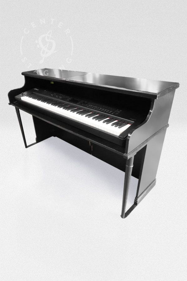 Custom Vintage Keyboards Upright Piano Shell - Black / Natural - Image 5
