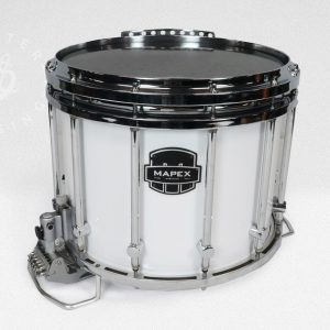 Mapex White 12x14 Marching Snare Drum