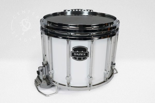 Mapex White 12x14 Marching Snare Drum