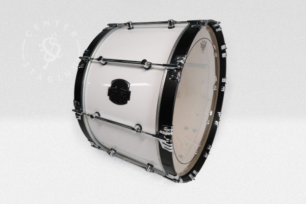 Mapex 14x24 Satin White Quantum Marching Bass Drum
