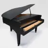 Slam Grand Baby Slam Grand Piano Shell - Black 5'