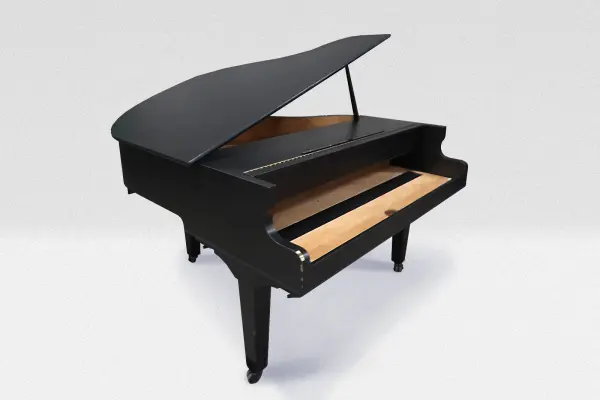 Slam Grand Baby Slam Grand Piano Shell - Black 5'