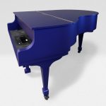 CenterStaging 6&prime; Grand Piano Shell (A) &ndash; Blue