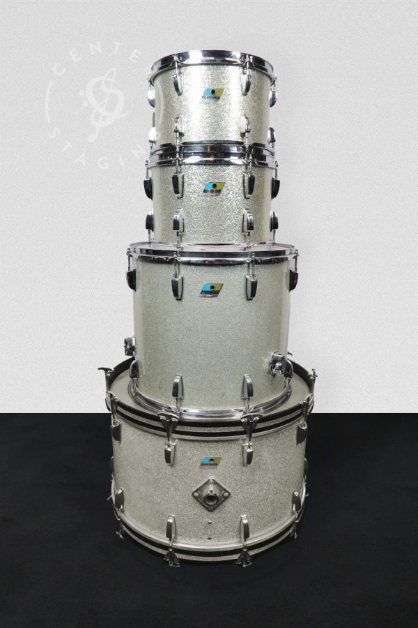 Ludwig Vintage Silver Sparkle Kit