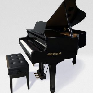 Roland GP-609 Digital Grand Piano &ndash; Polished Ebony