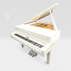 Roland GP-609 Digital Grand Piano &ndash; Polished White (110)