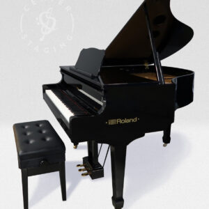 Roland GP-9 Digital Grand Piano &ndash; Polished Ebony (314)